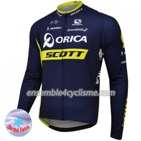 Maillot Cyclisme 2017 Orica-Scott Hiver Thermal Fleece N001